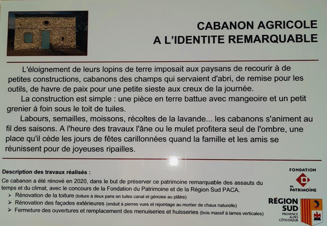 סולט-דה-ווקלוז Le Cabanon Des Lavandes Entre Mont Ventoux Et Luberon מראה חיצוני תמונה